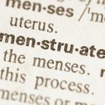 Definition of word menstruate in dictionary