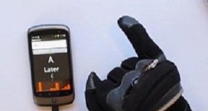 Electronic glove translates sign language into text for wireless display on devices SLGlove