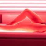 beautiful girl closeup collagen solarium