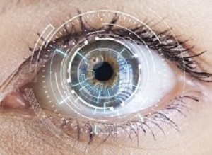 Eyes of technologies in the futuristic