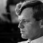 USA. New York City. 1966. Portrait of Robert KENNEDY in his apartment.