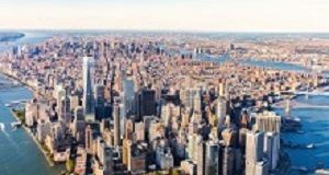 New York City’s tobacco-free pharmacy law reduces retailer density Aerial view of lower Manhattan New York City