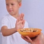 Peanut allergy concept