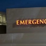 Signs for local emergency entrace of the hospital
