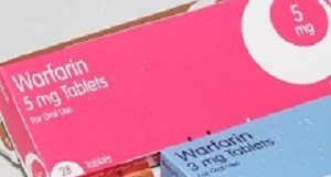 Major bleeding risk with warfarin and aspirin together Warfarin