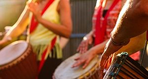 Hearts that drum together beat together Drummers