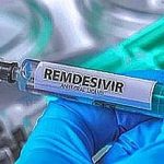 remdesivir covid-19 liquid medication background
