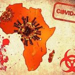 Coronavirus map Africa pandemic, epidemic