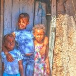 Daily African  life in an a village in the rural  Botswana