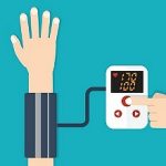 High blood pressure concept vector