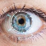 Eyes of technologies in the futuristic