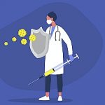7-MB-Medical Practice-09-09-2021-Covid-Coronavirus-Doctor-Vaccinate-Injection-Shield-Illo-iStock-1216315981