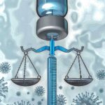 9-MB-Policy and Law-09-12-2021-1-Vaccine-Mandate-Law-Scales-Needle-Justice-iStock-1336007365