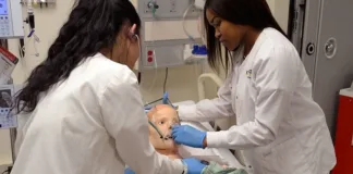 Simulated hospital prepares medical students for real-life experience